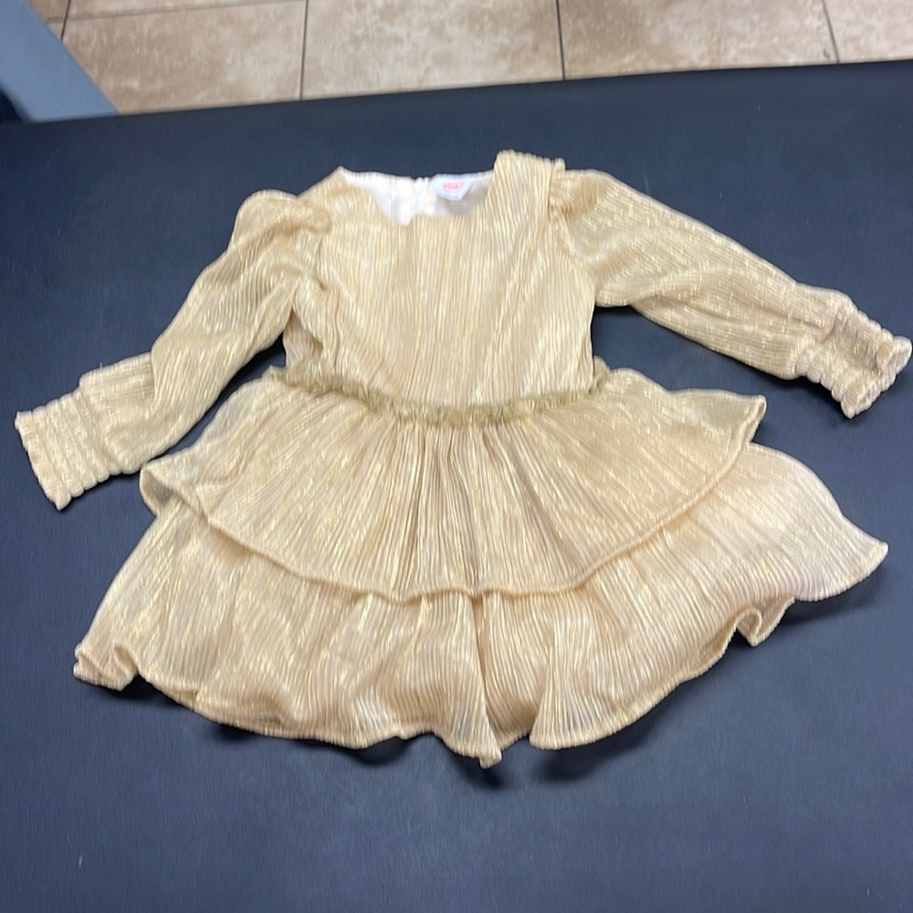 Girls gold dress